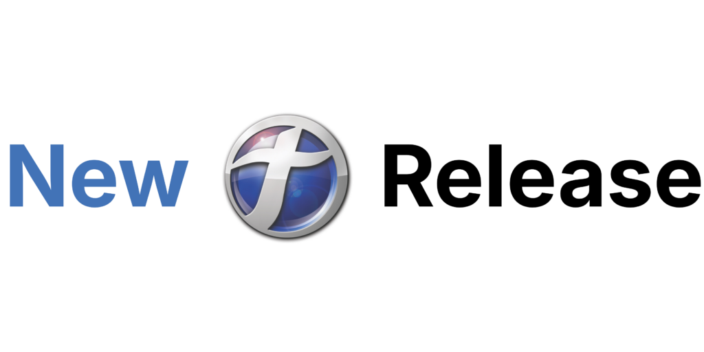 New release announcement graphic with Tecfinity ERP logo on Transparent background